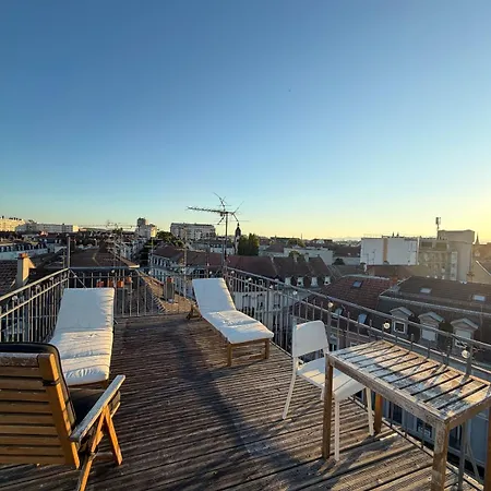 Apartment Exceptional Triplex, Design - Art, Private 360 Rooftop, 3 Bedrooms Mülhausen